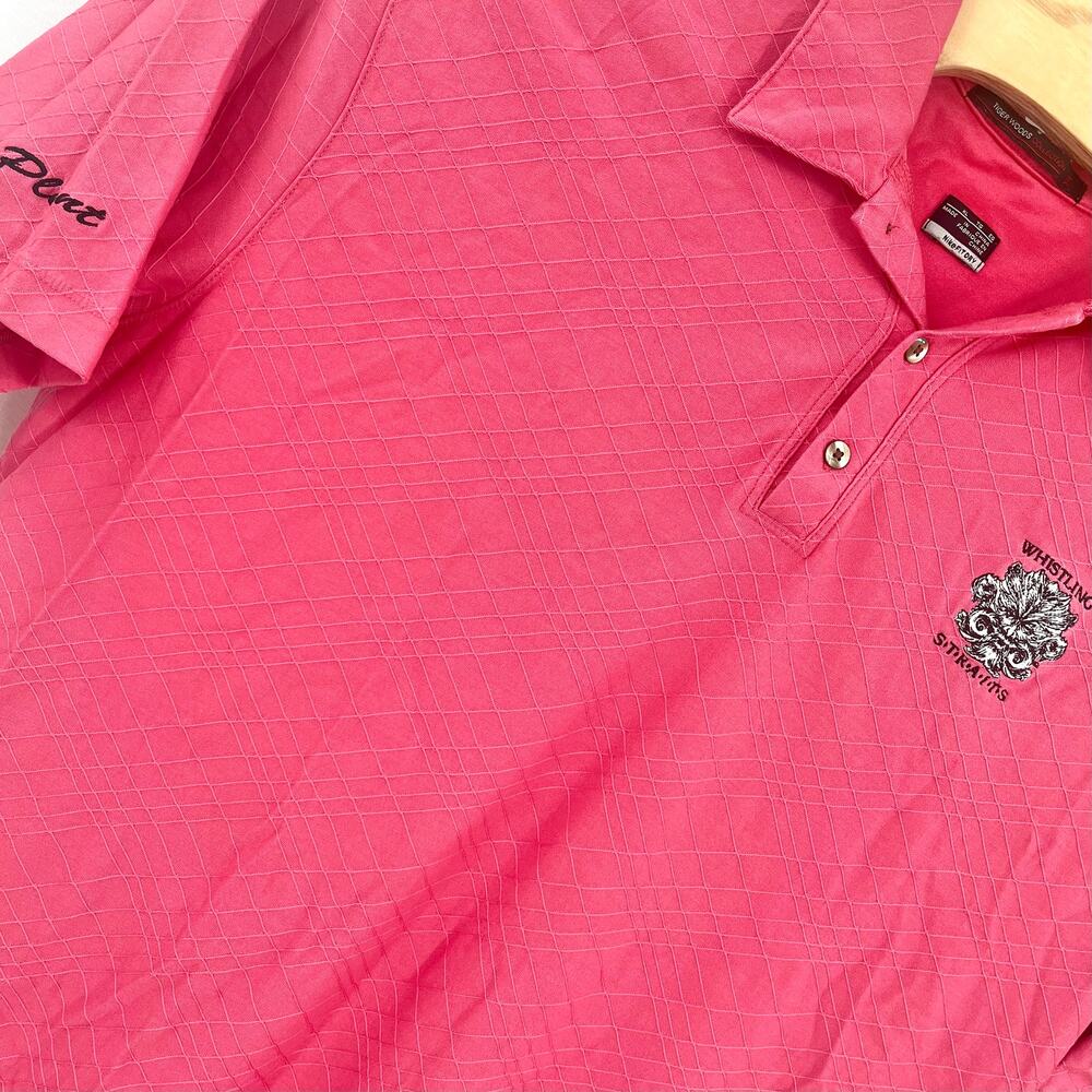 Whistling Straits Pliant Tiger Woods Collection XL Nike Dry Fit Textured Polo